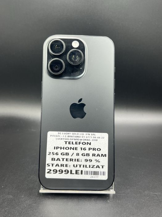 Iphone 16 pro 256 GB baterie 99% cod 26137
