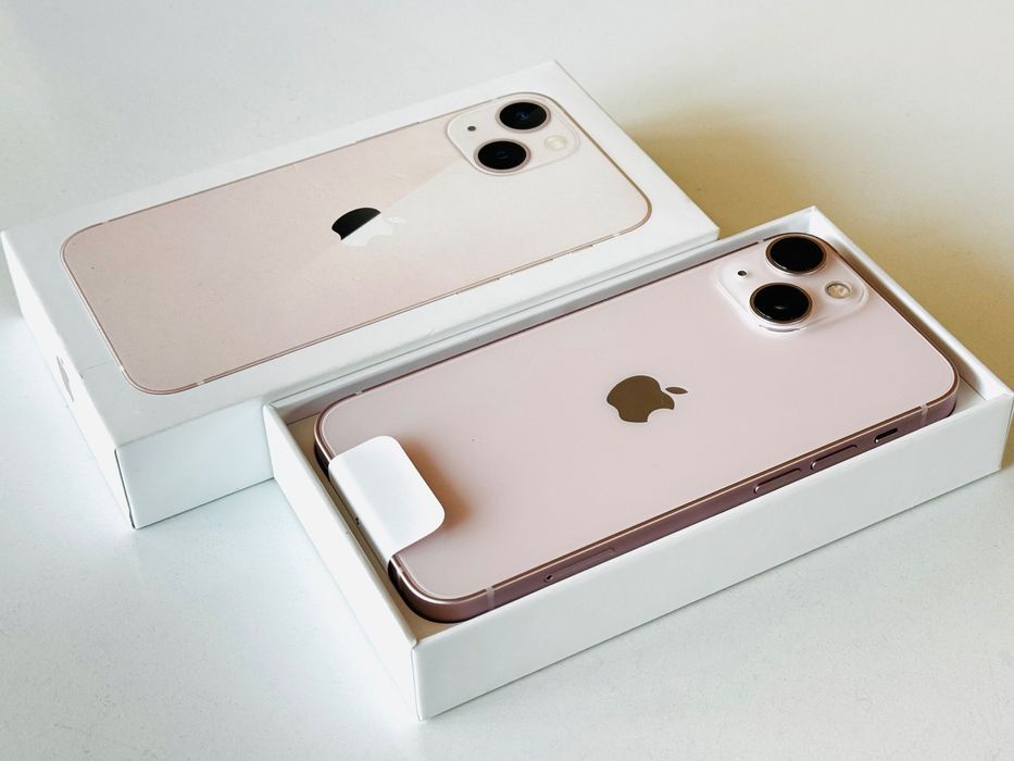 НОВ! Iphone 13 256GB Pink 100% Батерия! Гаранция 6 месеца