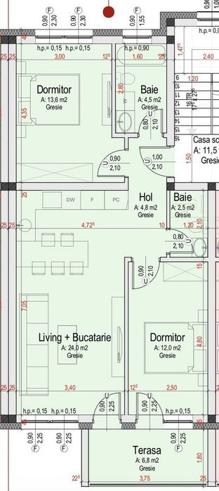 OFERTĂ! Apartament 3 camere cu grădină 50 mp - zona Vest, Sibiu