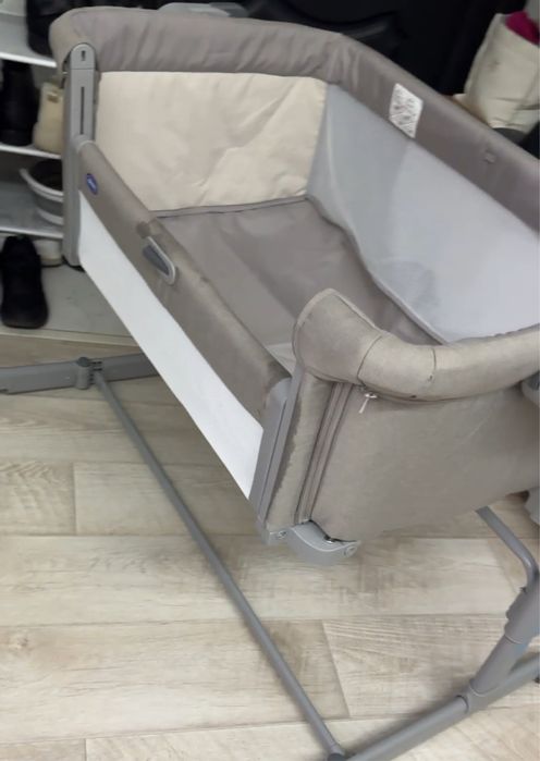 Приставная Манеж-кровать с маятником детская Италия