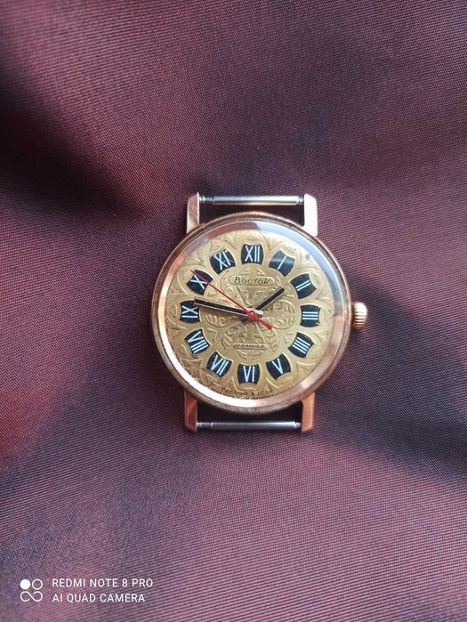 Часы золотые Восток СССР Советские