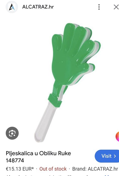 Manuta aplauze verde