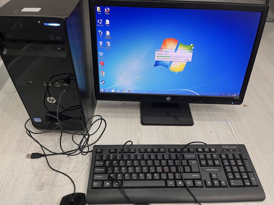 Компьютер hp в хорошем состояние