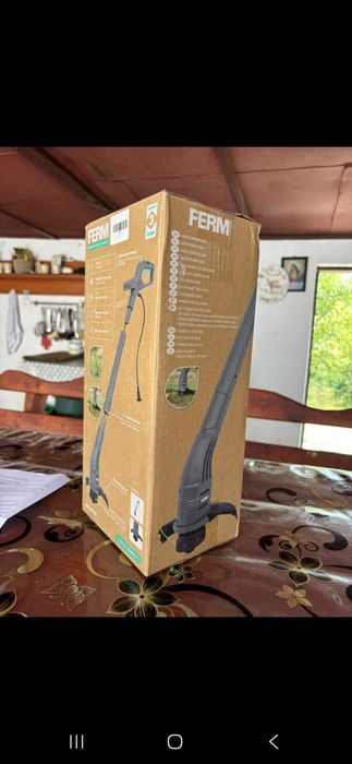 Cositoare Trimmer electric Ferm, nou, accesorii incluse