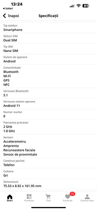 Xiaomi Redmi 10 64 gb gri