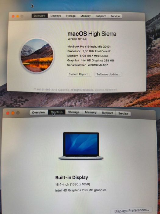 лаптоп Mac Book Pro