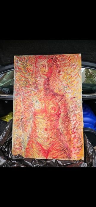 Pictura nud pe panza