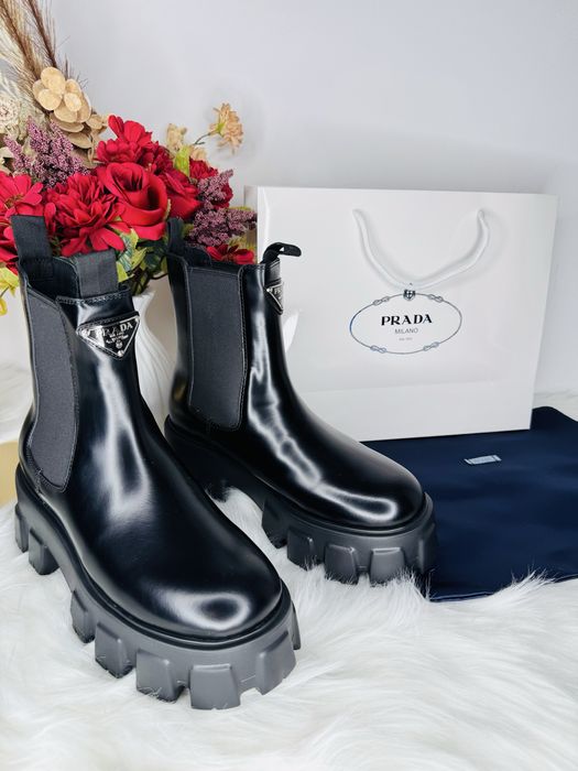 !SALE! Ghete Prada - piele naturala 100% premium prezentare completa