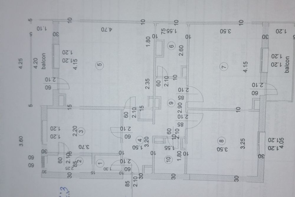 Apartament cu 3 camere