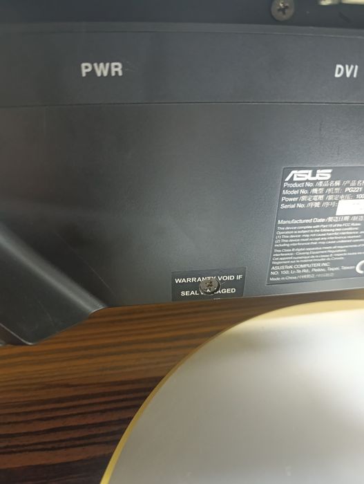 Asus Pg211 Монитор