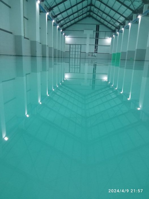 Эпоксидной наливной пол  под ключ