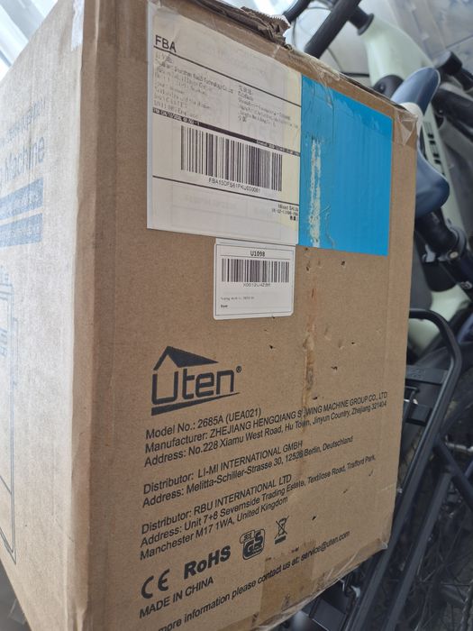 Masina de cusut noua.