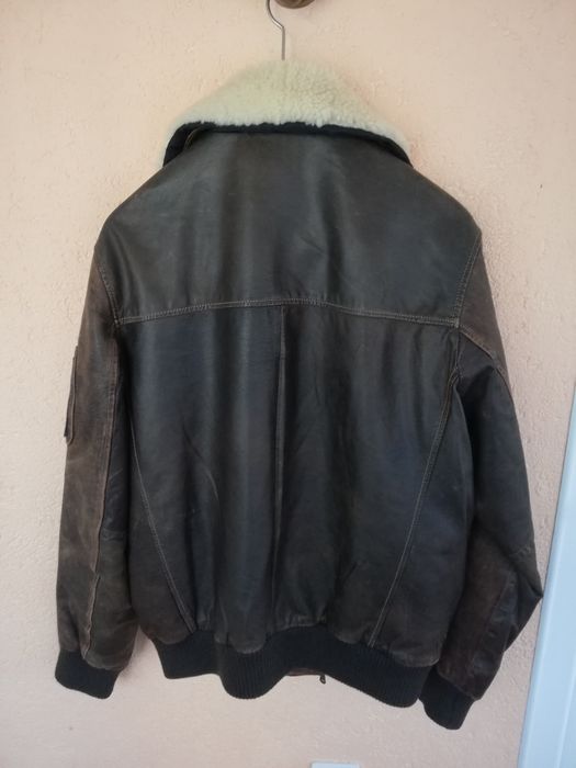 Geaca piele Mustang Aviator L bărbați