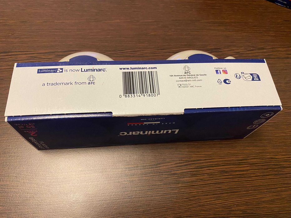 Set 2 Cani Luminarc -  50 CL Made in France