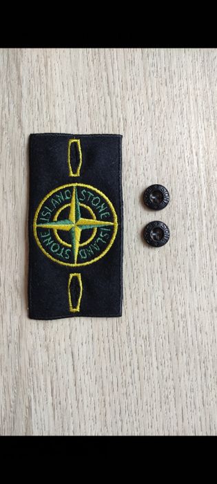 Оригинална нашивка Stone Island 
Нашивка+ копчета