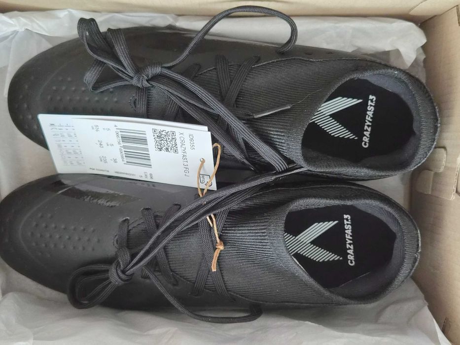 Adidas fotbal X Crazyfast.3 FG-J, Nr. 38, Crampoane, NOI