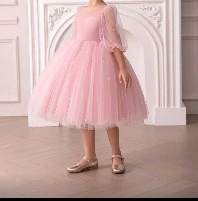 Детска Рокля в Розово