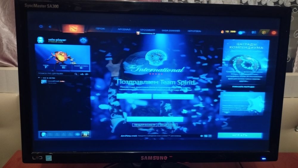 Монитор Samsung 75гц 19 диоганаль