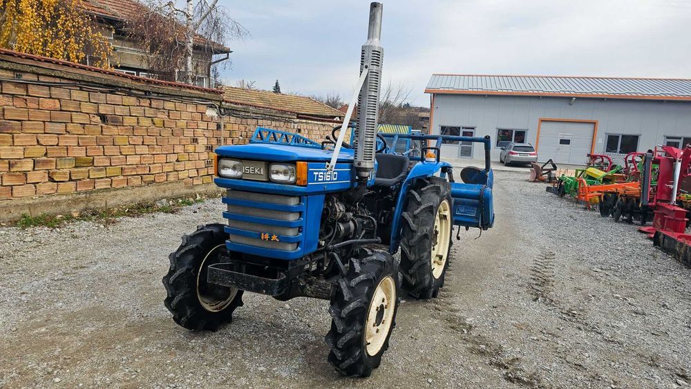 Японски трактор Iseki TS1610F с фреза, 4x4, 16 кс., АграБГ Джолев