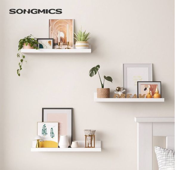 Комплект от 3 модерни плаващи рафтове