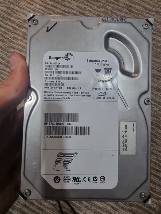 Жсткий диск 160гб Seagate