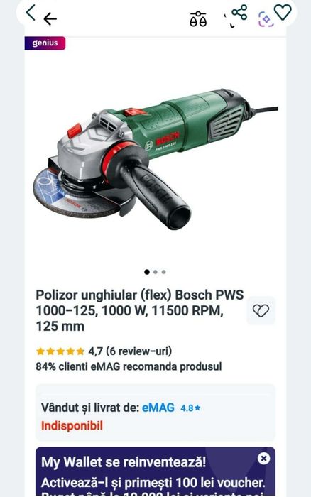 Polizor unghiular Bosh