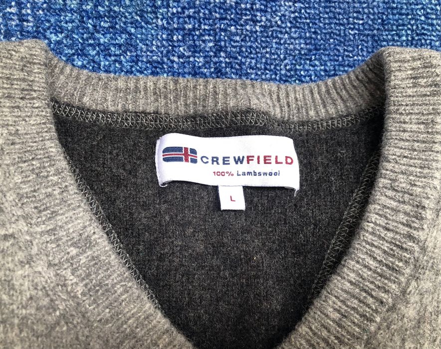 100% вълна Brax / Crewfield мъжки пуловери - L