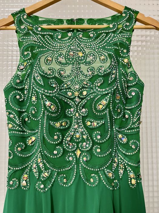 Rochie verde lunga