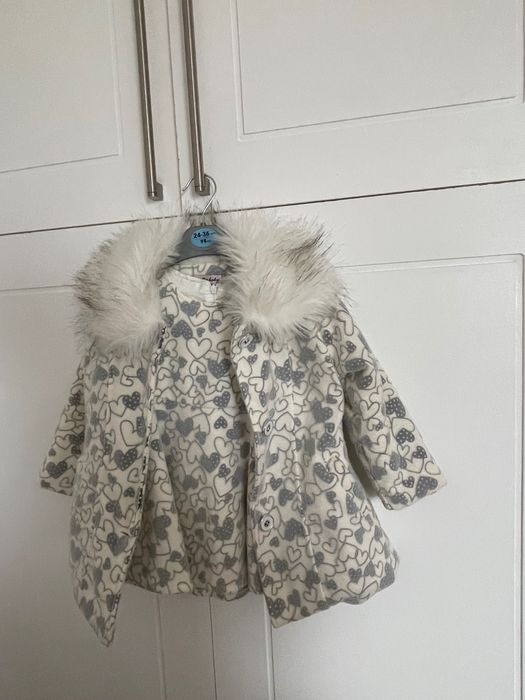 Палто с рокличка и шапка