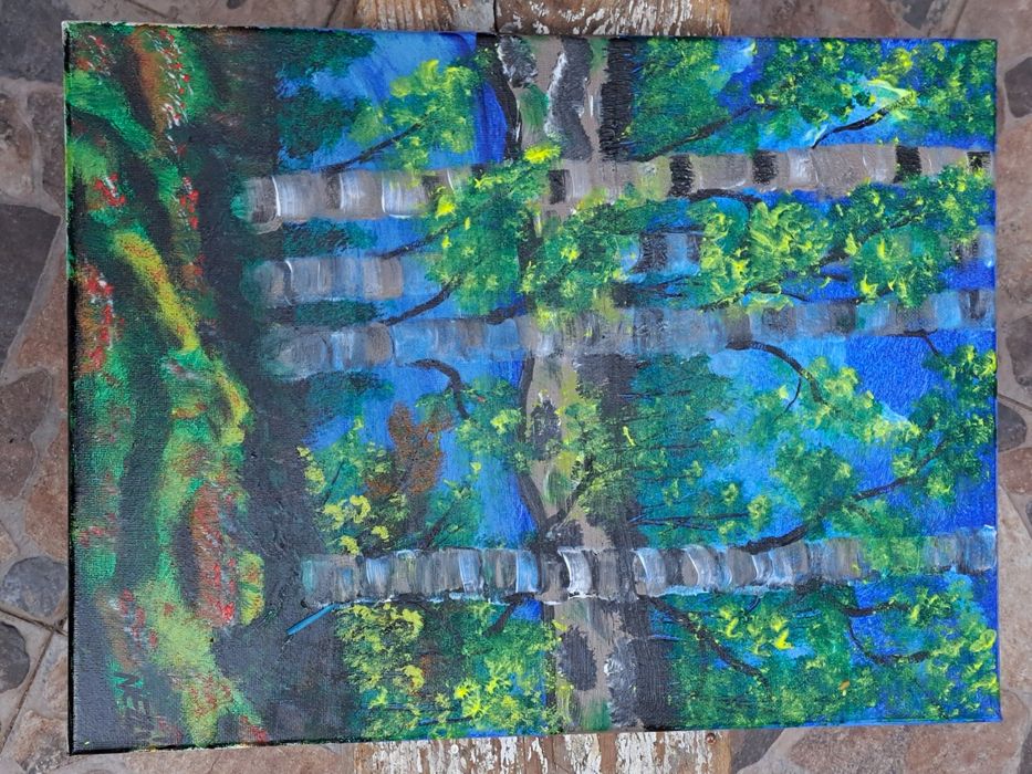 Picturi pe panza cu sasiu pictate manual i