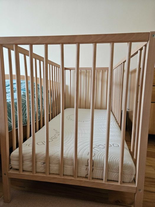 Детско креватче 60/120 с матрак двулицев