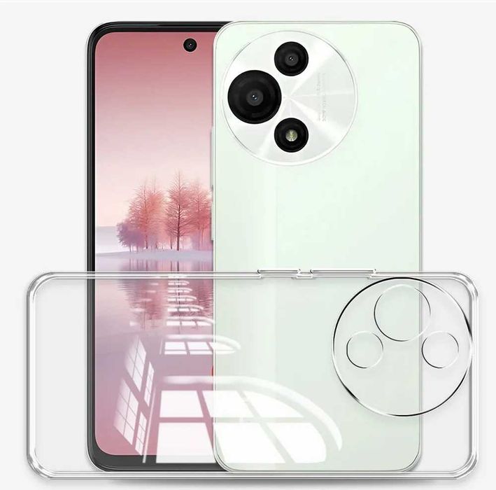 TCL 605 - Силиконов Прозрачен Кейс Гръб