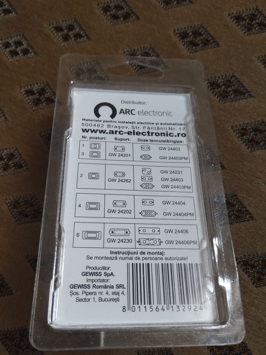 Întrerupător Gewiss simplu