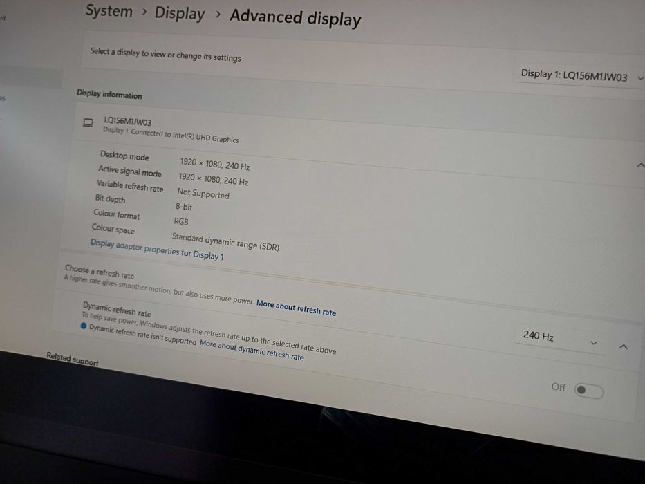 240Hz Gigabyte AORUS Core™ i7-11H/RTX 3060 6GB GDDR6/32GB RAM/1TB SSD