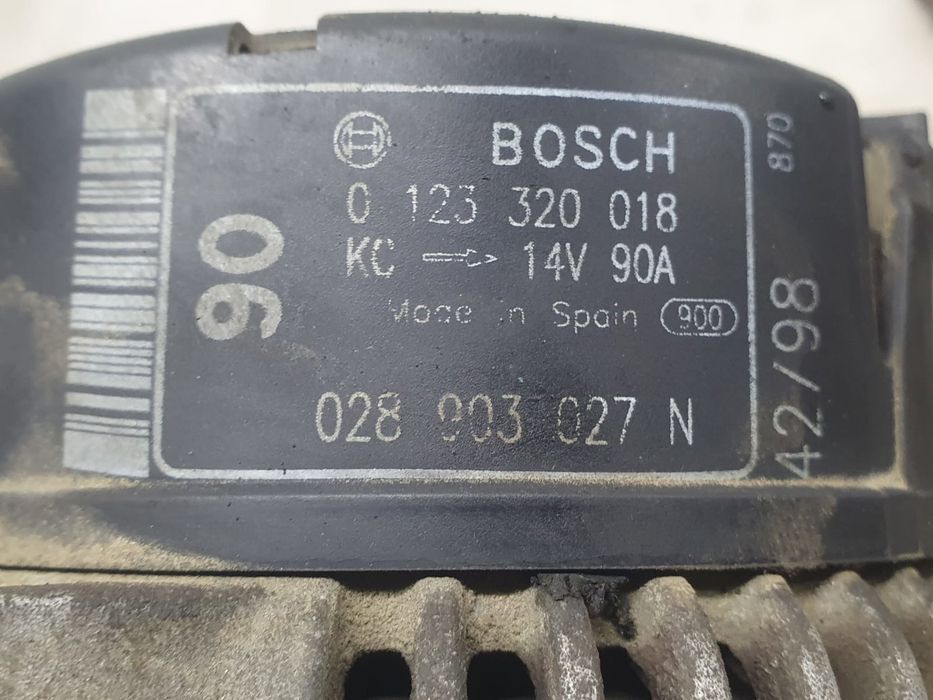 Alternator 0123320018 Volkswagen LT35 2 (1996 - 2006) 2.5 tdi AHD