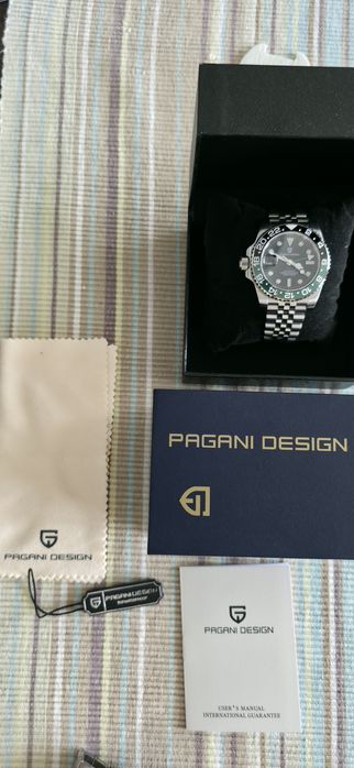 Pagani design gmt sprite, rolex