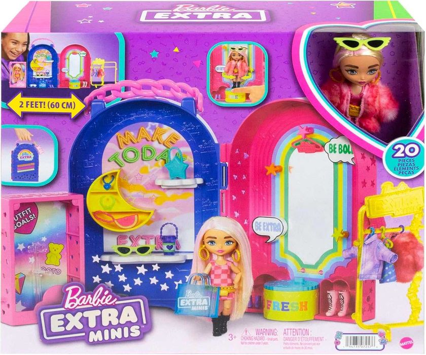 Кукла Barbie Extra Барби игрален комплект бутик с много аксесоари