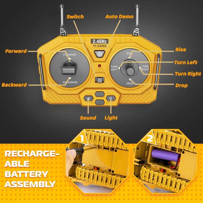 Samtop Rc Bulldozer Toys - Дистанционно