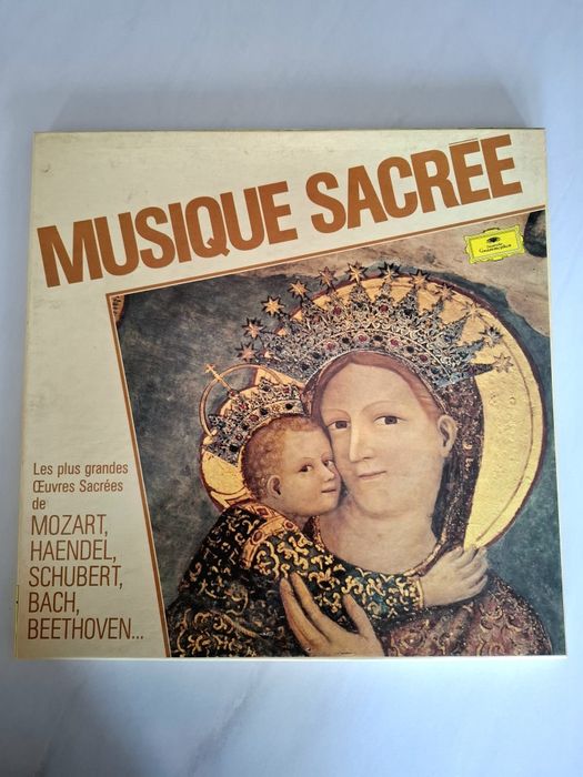Vinil LP „Musique Sacrée” – Deutsche Grammophon (Mozart, Bach, Beethoven)