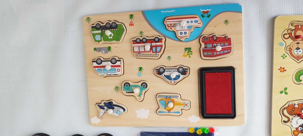 Детски пъзели Goki ,влакче,мами и деца и др.