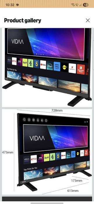 Toshiba smart tv 32"