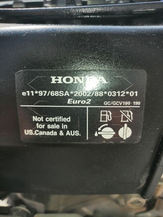 Motosapa  honda gcv  160   Aratrum  made în  ungaria  puțin folosita