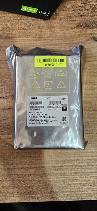 6tb HDD nou, 1buc HGST Supermicro Ultrastar 3.5" 7200RPM SAS3