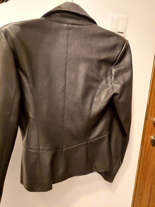 Sacou femei imitatie piele