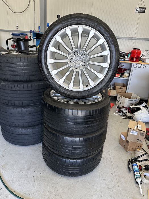 jante audi a7 a8 5x112 anvelope 255 45 19 bonus