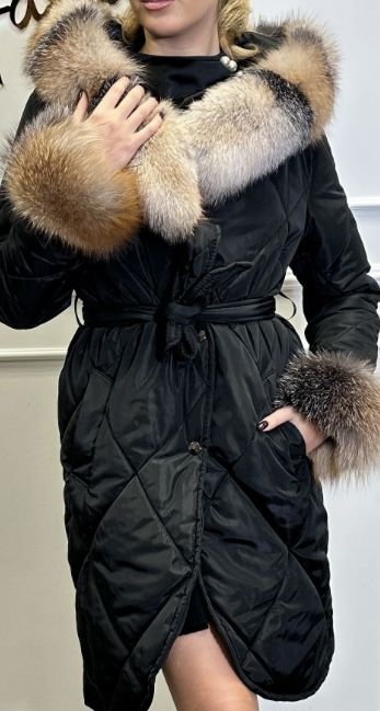 Haina cu blana naturala