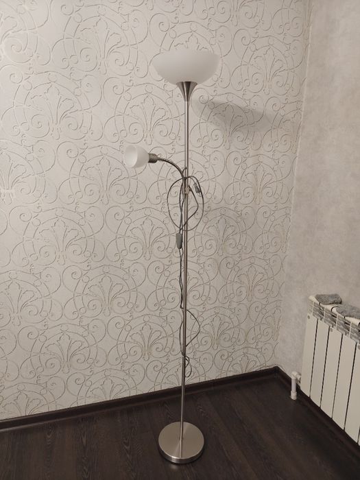 Торшер IKEA Серебристый-Белый