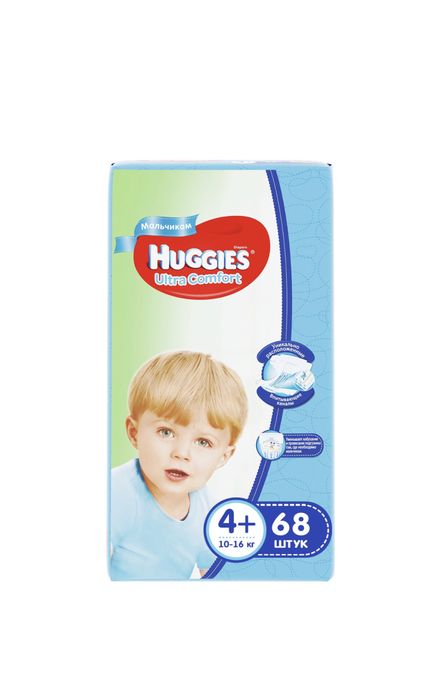 Huggies Ultra Comfort 4+/68, 4/80, 3/94