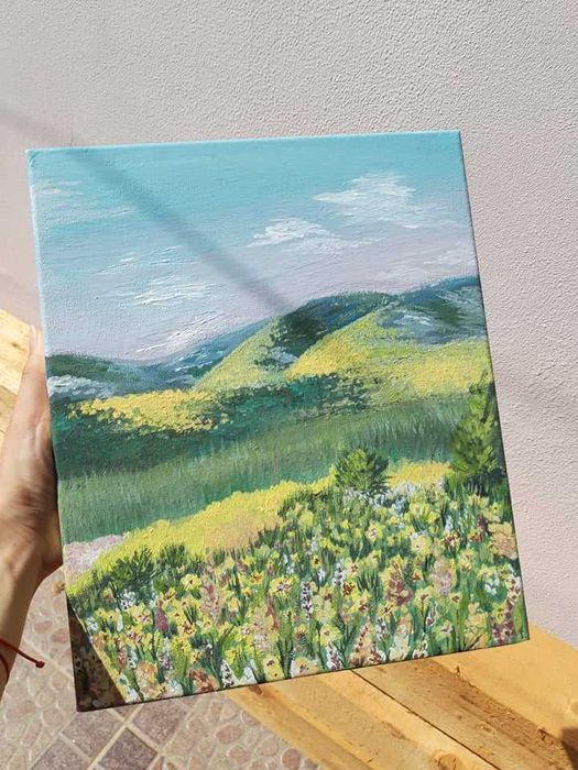 Авторска картина- пейзаж ,ръчна изработка