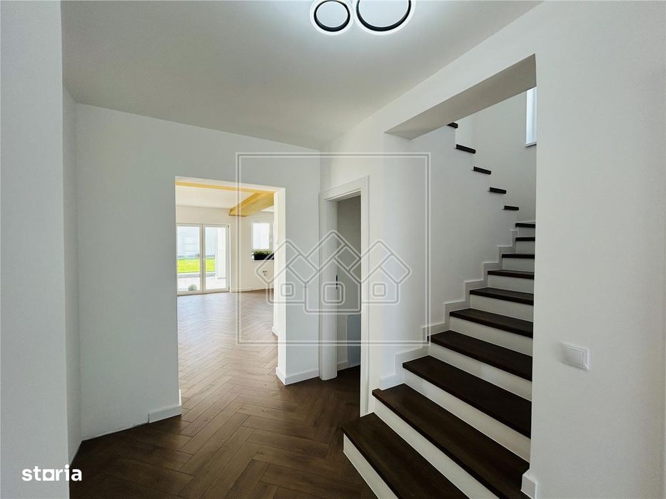 Casa individuala, constructie noua, finisata la cheie, teren 500